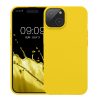 Husa Apple iPhone 15, Galben, Silicon, KWM000020CE005C