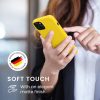 Husa Apple iPhone 15, Galben, Silicon, KWM000020CE005C