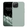 Husa Apple iPhone 15, Verde deschis, Silicon, KWM000020CE008C