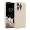 Husa Apple iPhone 15 Pro, Crem, Silicon, KWM000022OM013C