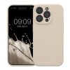 Husa Apple iPhone 15 Pro, Crem, Silicon, KWM000022OM013C