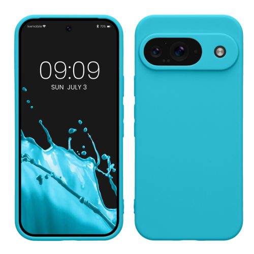Husa Google Pixel 9, Albastru deschis, Silicon, KWM000020PG022C
