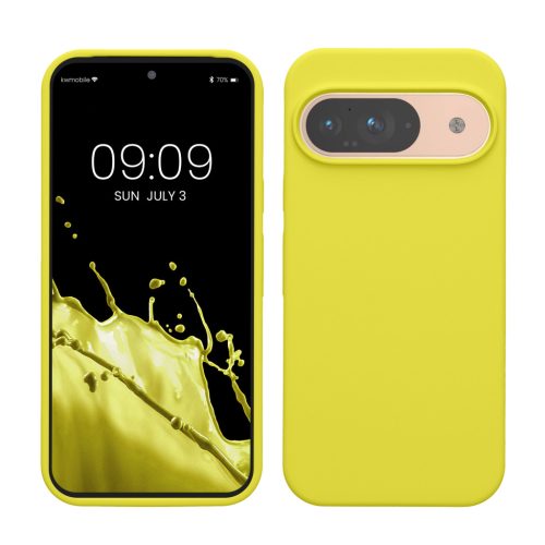 Husa Google Pixel 9/Pixel 9 Pro, Galben, Silicon, KWM000020PI043C