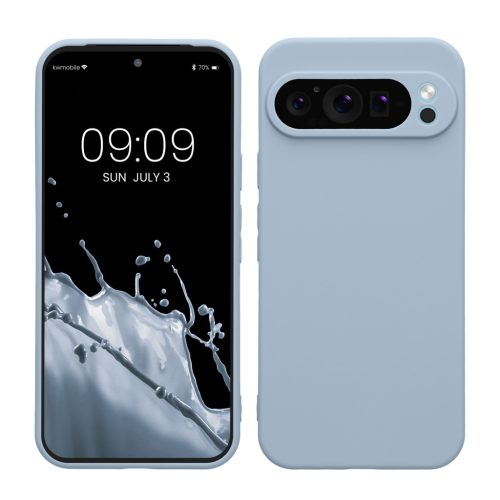 Husa Google Pixel 9 Pro XL, Albastru deschis, Silicon, KWM000020PU020C