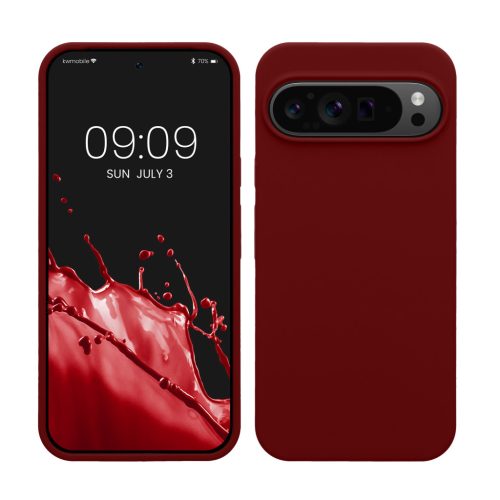 Husa Google Pixel 9 Pro XL, Rosu, Silicon, KWM000020PV041C