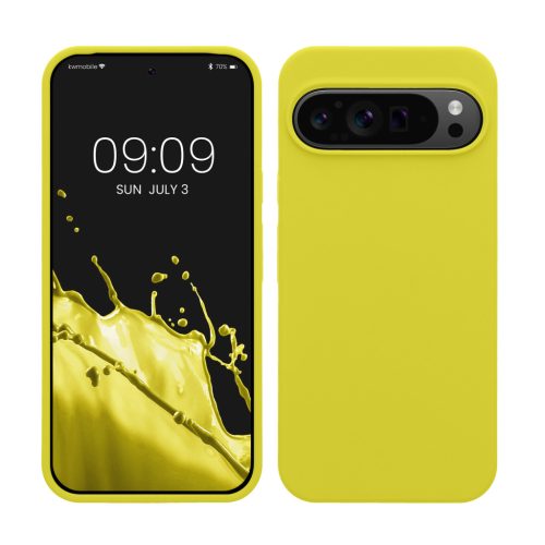 Husa Google Pixel 9 Pro XL, Galben, Silicon, KWM000020PV043C