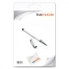 Stylus pen 2 in 1 cu stilou, Kwmobile, Alb, Plastic, 13368