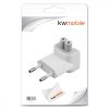 Incarcator Macbook Duckhead Plug pentru UE, Kwmobile, Alb, Plastic, 13958