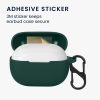 Husa pentru casti Xiaomi Redmi Buds 4 Pro, Kwmobile, Verde, Silicon, 59289.80