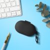 Husa pentru casti OPPO Enco Buds W12, Kwmobile, Negru, Silicon, 59288.01