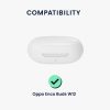 Husa pentru casti OPPO Enco Buds W12, Kwmobile, Negru, Silicon, 59288.01