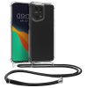 Husa OPPO Find X5 Pro, Silicon, Transparent/Negru, 59320.01