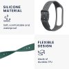 Set 2 Curele pentru Samsung Galaxy Fit 2, Kwmobile, Verde/Gri, Silicon, 53962.09