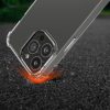 Husa Apple iPhone 13 Pro, Silicon, Transparent/Albastru, 55963.04