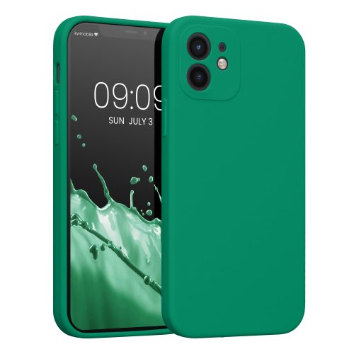 Husa Apple iPhone 12/iPhone 12 Pro, Silicon, Verde, 59351.142