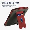 Husa pentru Amazon Kindle Oasis 10, Kwmobile, Rosu, Piele ecologica, 59393.01