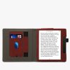 Husa pentru Amazon Kindle Oasis 10, Kwmobile, Rosu, Piele ecologica, 59393.01