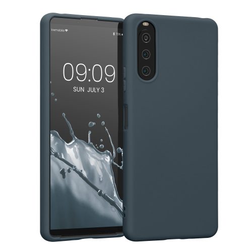 Husa Sony Xperia 10 IV, Silicon, Albastru, 57800.202