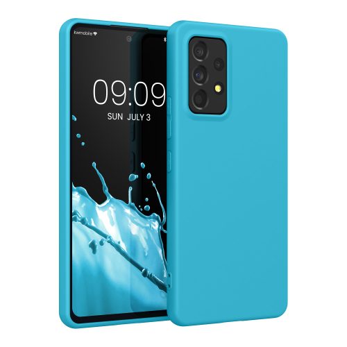Husa Samsung Galaxy A53 5G, Silicon, Albastru, 57808.205