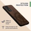 Husa Xiaomi 12 Lite, Lemn, Maro, 59408.01