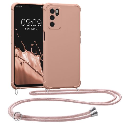 Husa OPPO A16/A16s, Silicon, Roz, 59410.154