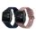 Set 2 curele pentru Garmin Venu Sq/Venu Sq Music, Kwmobile, Albastru/Roz, Silicon, 57776.08