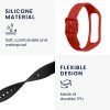Set 2 Curele pentru Samsung Galaxy Fit 2, Kwmobile, Negru/Rosu, Silicon, 53962.11