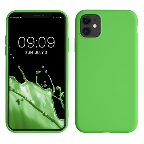 Husa Apple iPhone 11, Silicon, Verde, 50791.44