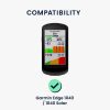Husa de protectie pentru GPS Garmin Edge 1040/Edge 1040 Solar, Kwmobile, Negru, Silicon, 59441.01