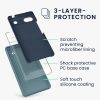 Husa Google Pixel 6a, Silicon, Verde, 57815.207