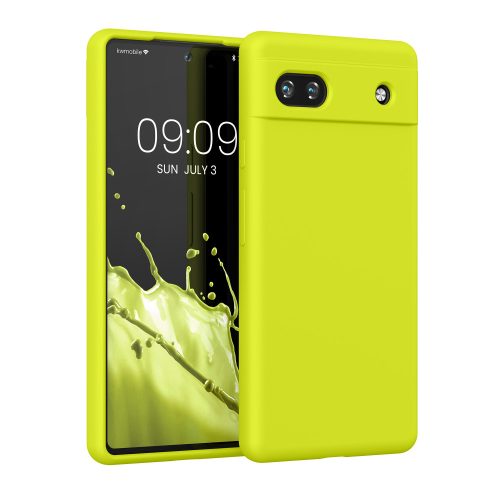 Husa Google Pixel 6a, Silicon, Galben, 57815.149