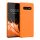 Husa Samsung Galaxy S10 Plus, Silicon, Portocaliu, 49028.150