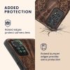 Husa Xiaomi Redmi Note 11 Pro/Redmi Note 11 Pro 5G/Redmi Note 12 Pro , Lemn, Maro, 57381.07
