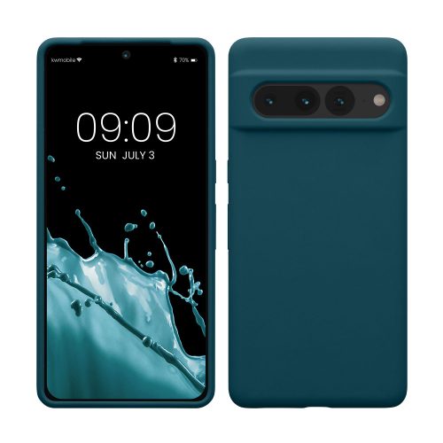Husa Google Pixel 7 Pro, Silicon, Albastru, 59452.57