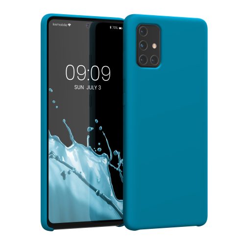 Husa Samsung Galaxy A71, Silicon, Albastru, 51209.228