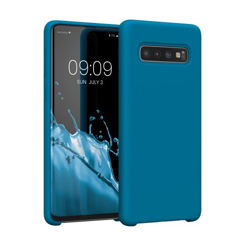 Husa Samsung Galaxy S10, Silicon, Albastru, 47732.228