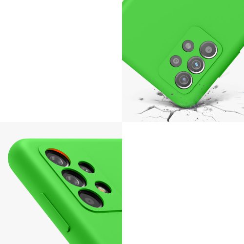 Husa Samsung Galaxy A52/Galaxy A52 5G/Galaxy A52s 5G, Silicon, Verde, 54347.159