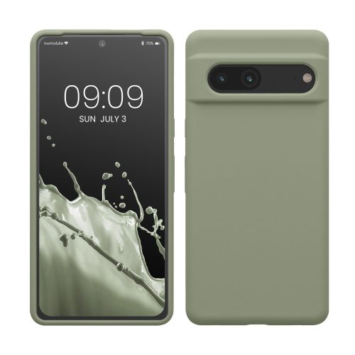 Husa Google Pixel 7, Silicon, Verde, 59451.172