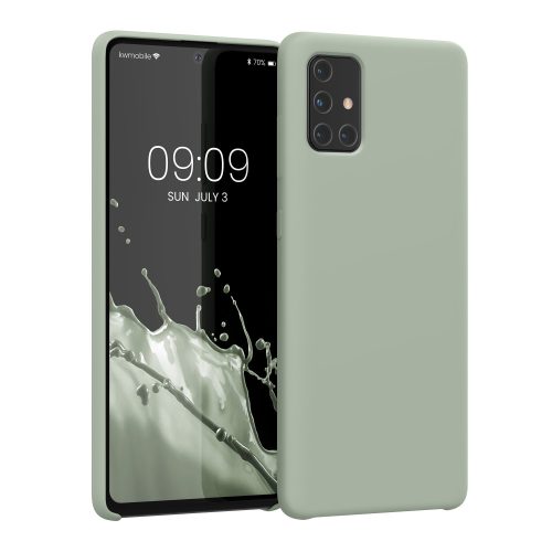 Husa Samsung Galaxy A71, Silicon, Verde, 51209.172