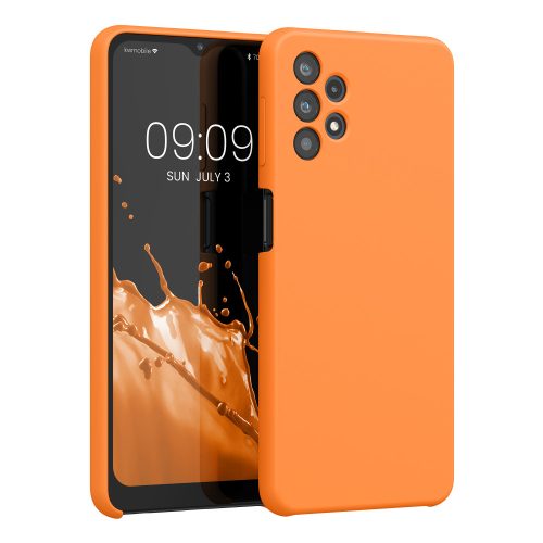 Husa Samsung Galaxy A32 5G, Silicon, Portocaliu, 54336.150