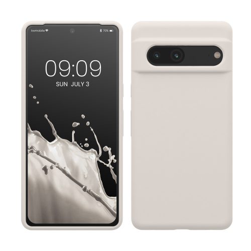 Husa Google Pixel 7, Silicon, Alb, 59451.48