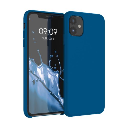 Husa Apple iPhone 11, Silicon, Albastru, 49724.228