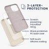 Husa Apple iPhone 13 Pro Max, Silicon, Crem, 55881.16