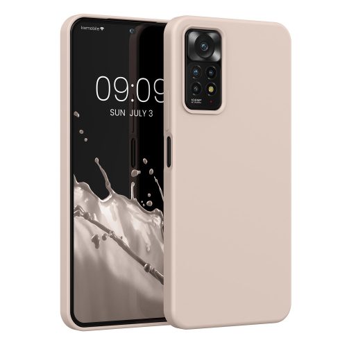 Husa Xiaomi Redmi Note 11 Pro/Redmi Note 11 Pro 5G, Silicon, Crem, 57373.225