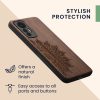 Husa Xiaomi 12 Lite, Lemn, Maro, 59408.02