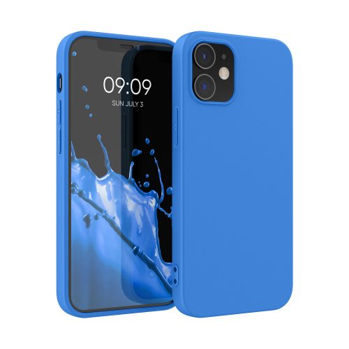 Husa Apple iPhone 12/iPhone 12 Pro, Silicon, Albastru, 53938.189