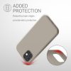 Husa Apple iPhone 12/iPhone 12 Pro, Silicon, Gri, 53938.16