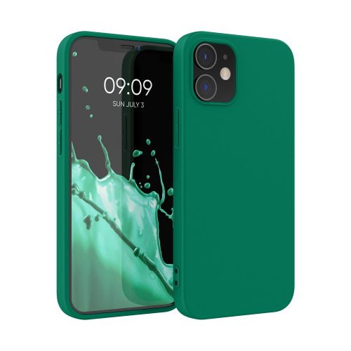 Husa Apple iPhone 12/iPhone 12 Pro, Silicon, Verde, 53938.142
