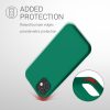 Husa Apple iPhone 12/iPhone 12 Pro, Silicon, Verde, 53938.142