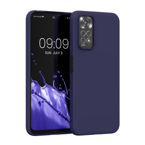 Husa Xiaomi Redmi Note 11/Redmi Note 11s, Silicon, Albastru, 57368.182